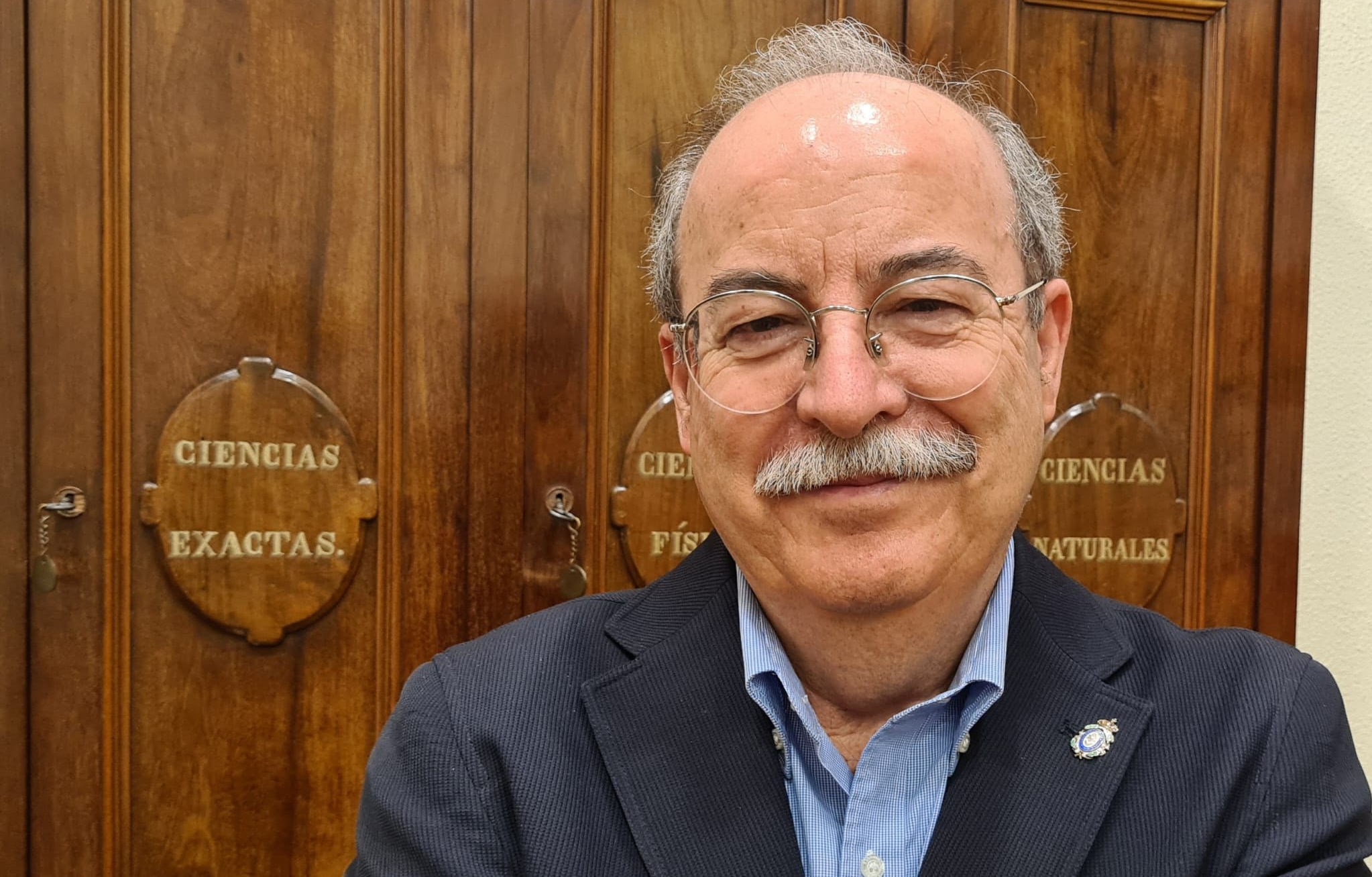 El Prof. Ildefonso Díaz, presidente de la sección de matemáticas de la RAC
