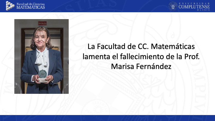 In memoriam de la Prof. Marisa Fernández