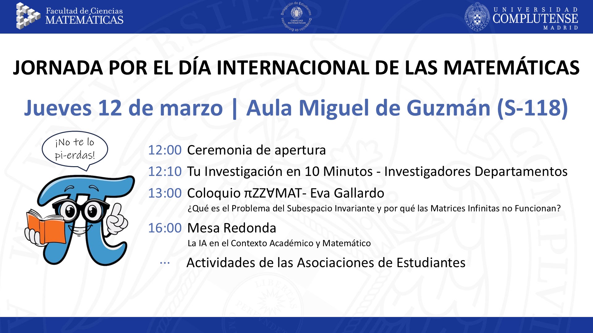 Día Internacional de las Matemáticas 2026