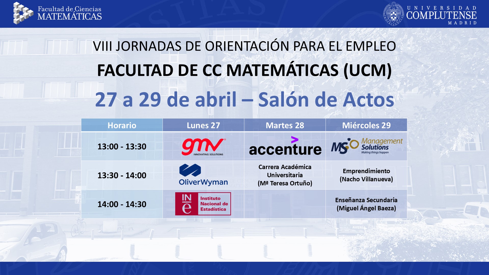 VIII Jornadas de Orientación para el Empleo (Canal de YouTube)