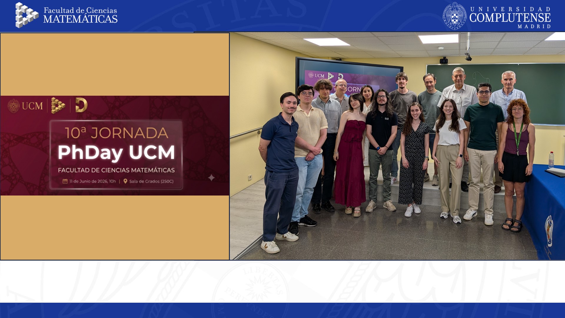 PhDay Matemáticas UCM 2026 (11/06/2026)